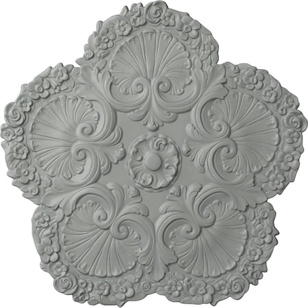 Ekena Millwork Shell Ceiling Medallion, 25 5/8"OD x 1"P CM25SH
